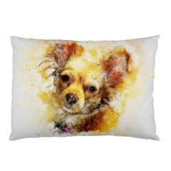 Dog Animal Art Abstract Watercolor Pillow Case by Celenk