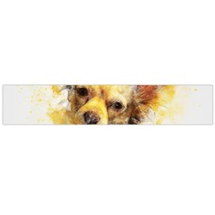 Dog Animal Art Abstract Watercolor Large Flano Scarf  by Celenk