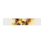 Dog Animal Art Abstract Watercolor Flano Scarf (Mini) Front