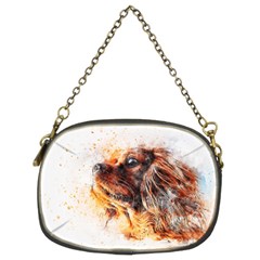 Dog Animal Pet Art Abstract Chain Purses (two Sides)  by Celenk