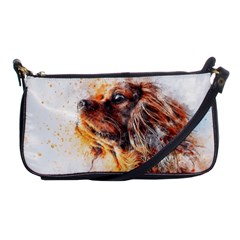 Dog Animal Pet Art Abstract Shoulder Clutch Bags by Celenk