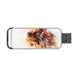 Dog Animal Pet Art Abstract Portable USB Flash (Two Sides) Front