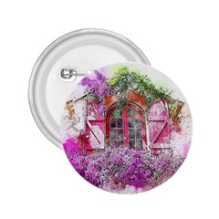 Window Flowers Nature Art Abstract 2 25  Buttons by Celenk