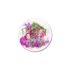 Window Flowers Nature Art Abstract Golf Ball Marker (10 Pack) by Celenk