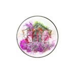 Window Flowers Nature Art Abstract Hat Clip Ball Marker (10 pack) Front