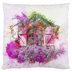 Window Flowers Nature Art Abstract Standard Flano Cushion Case (two Sides) by Celenk