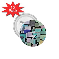 Background Painted Squares Art 1 75  Buttons (10 Pack) by Celenk