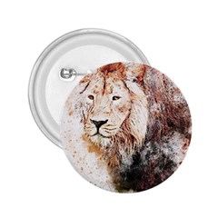 Lion Animal Art Abstract 2 25  Buttons by Celenk