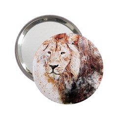 Lion Animal Art Abstract 2 25  Handbag Mirrors by Celenk