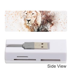 Lion Animal Art Abstract Memory Card Reader (stick)  by Celenk