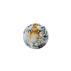 Tiger Animal Art Abstract 1  Mini Buttons by Celenk