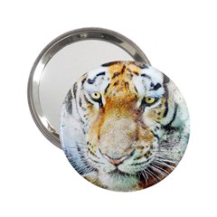 Tiger Animal Art Abstract 2 25  Handbag Mirrors by Celenk