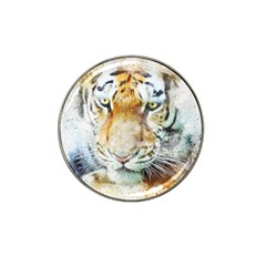 Tiger Animal Art Abstract Hat Clip Ball Marker by Celenk