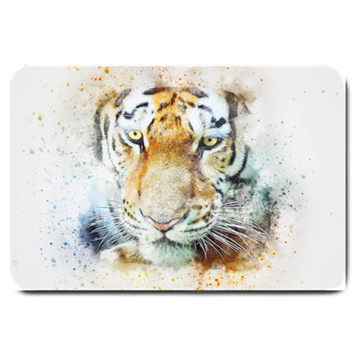 Tiger Animal Art Abstract Large Doormat 