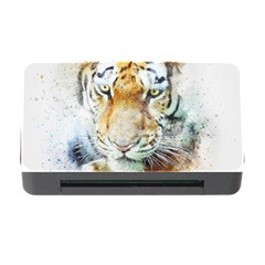 Tiger Animal Art Abstract Memory Card Reader With Cf by Celenk