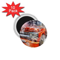 Car Old Car Art Abstract 1 75  Magnets (10 Pack)  by Celenk