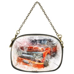 Car Old Car Art Abstract Chain Purses (one Side)  by Celenk