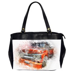 Car Old Car Art Abstract Office Handbags (2 Sides)  by Celenk