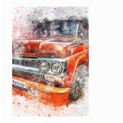 Car Old Car Art Abstract Small Garden Flag (two Sides) by Celenk