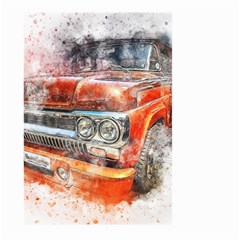 Car Old Car Art Abstract Large Garden Flag (two Sides) by Celenk