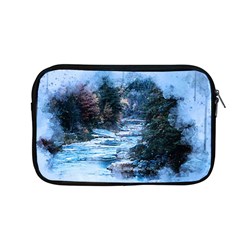 River Water Art Abstract Stones Apple Macbook Pro 13  Zipper Case by Celenk