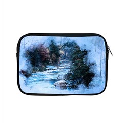 River Water Art Abstract Stones Apple Macbook Pro 15  Zipper Case by Celenk