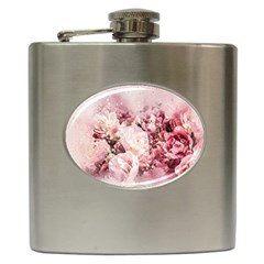 Flowers Bouquet Art Abstract Hip Flask (6 Oz) by Celenk