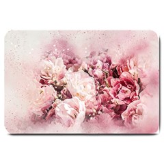 Flowers Bouquet Art Abstract Large Doormat  by Celenk