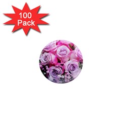 Flowers Roses Bouquet Art Abstract 1  Mini Magnets (100 Pack)  by Celenk