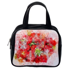 Strawberries Fruit Food Art Classic Handbags (one Side) by Celenk