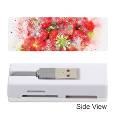 Strawberries Fruit Food Art Memory Card Reader (stick)  by Celenk