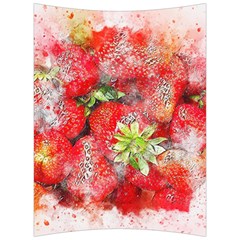 Strawberries Fruit Food Art Back Support Cushion by Celenk