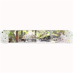 River Bridge Art Abstract Nature Small Bar Mats by Celenk