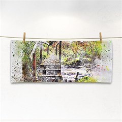 River Bridge Art Abstract Nature Cosmetic Storage Cases by Celenk