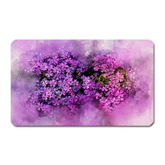 Flowers Spring Art Abstract Nature Magnet (rectangular) by Celenk