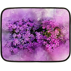 Flowers Spring Art Abstract Nature Fleece Blanket (mini) by Celenk