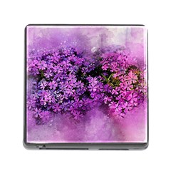 Flowers Spring Art Abstract Nature Memory Card Reader (square) by Celenk