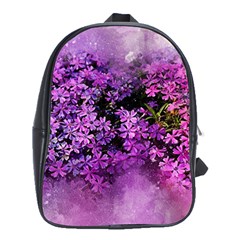 Flowers Spring Art Abstract Nature School Bag (xl) by Celenk