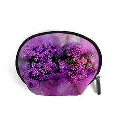 Flowers Spring Art Abstract Nature Accessory Pouches (small)  by Celenk