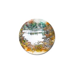 River Water Art Abstract Stones Golf Ball Marker (10 Pack) by Celenk