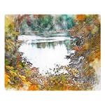 River Water Art Abstract Stones Double Sided Flano Blanket (Large)  80 x60  Blanket Front