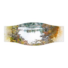 River Water Art Abstract Stones Stretchable Headband by Celenk