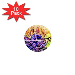 Fruit Plums Art Abstract Nature 1  Mini Magnet (10 Pack)  by Celenk