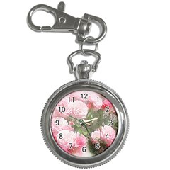 Flowers Roses Art Abstract Nature Key Chain Watches by Celenk