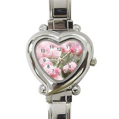 Flowers Roses Art Abstract Nature Heart Italian Charm Watch by Celenk