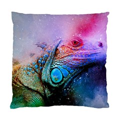 Lizard Reptile Art Abstract Animal Standard Cushion Case (two Sides) by Celenk