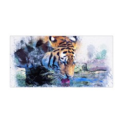 Tiger Drink Animal Art Abstract Yoga Headband by Celenk