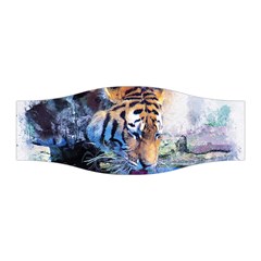 Tiger Drink Animal Art Abstract Stretchable Headband by Celenk