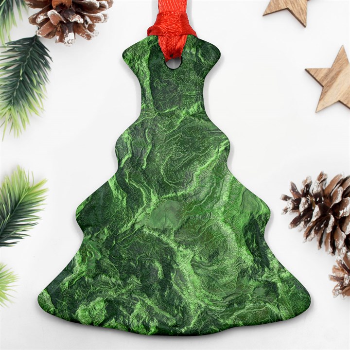 Geological Surface Background Ornament (Christmas Tree) 