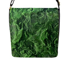 Geological Surface Background Flap Messenger Bag (l) 